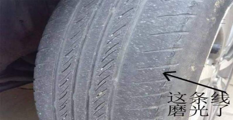汽车轮胎磨损的安全线在哪里?(图1)
